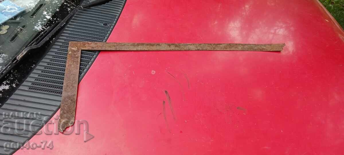 Γωνία ορθογωνίου παλαιού ξυλουργού