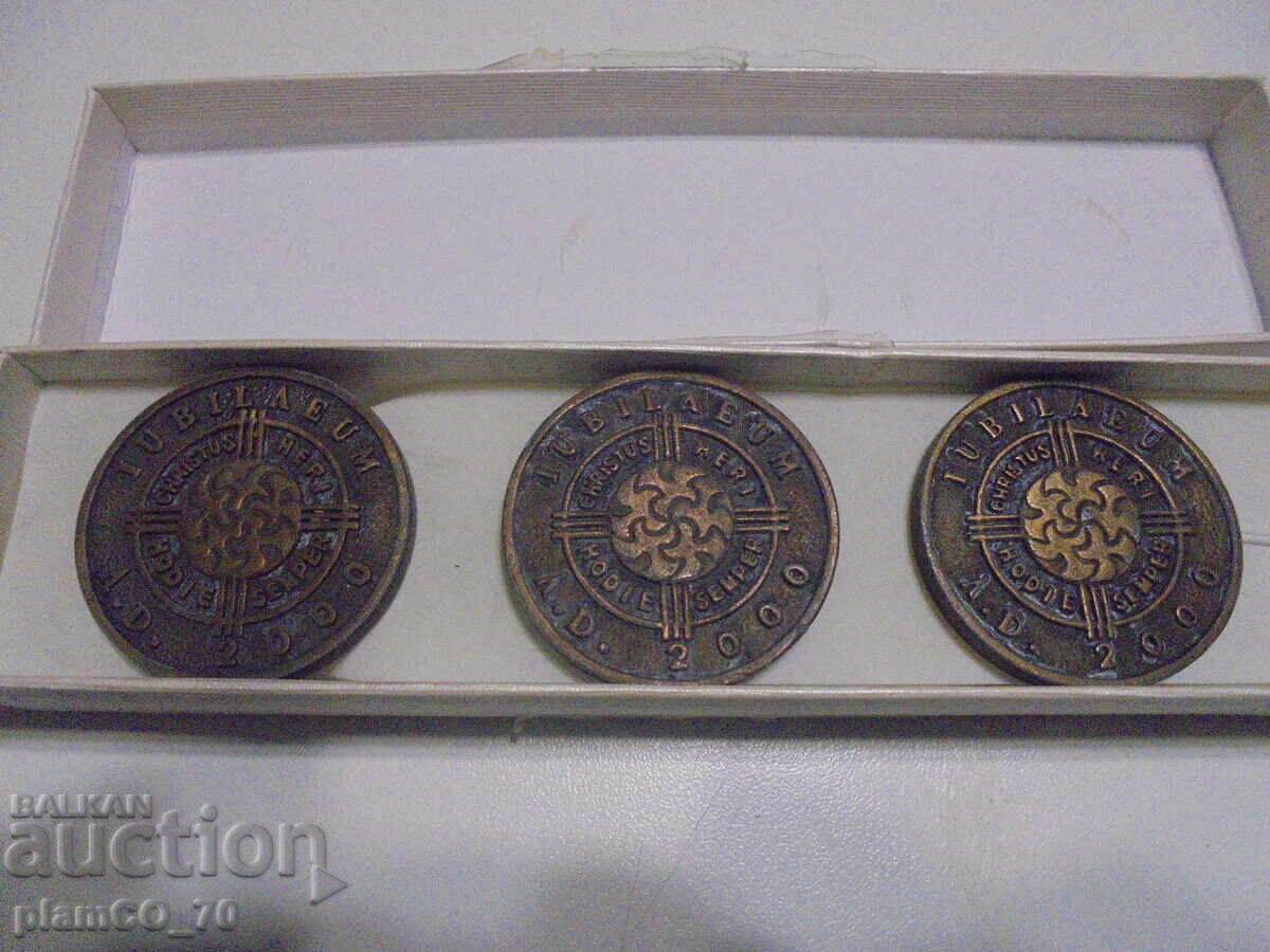 №*8273 Set jubiliar de plachete „Orașele Sfinte” – 2000 a - 5