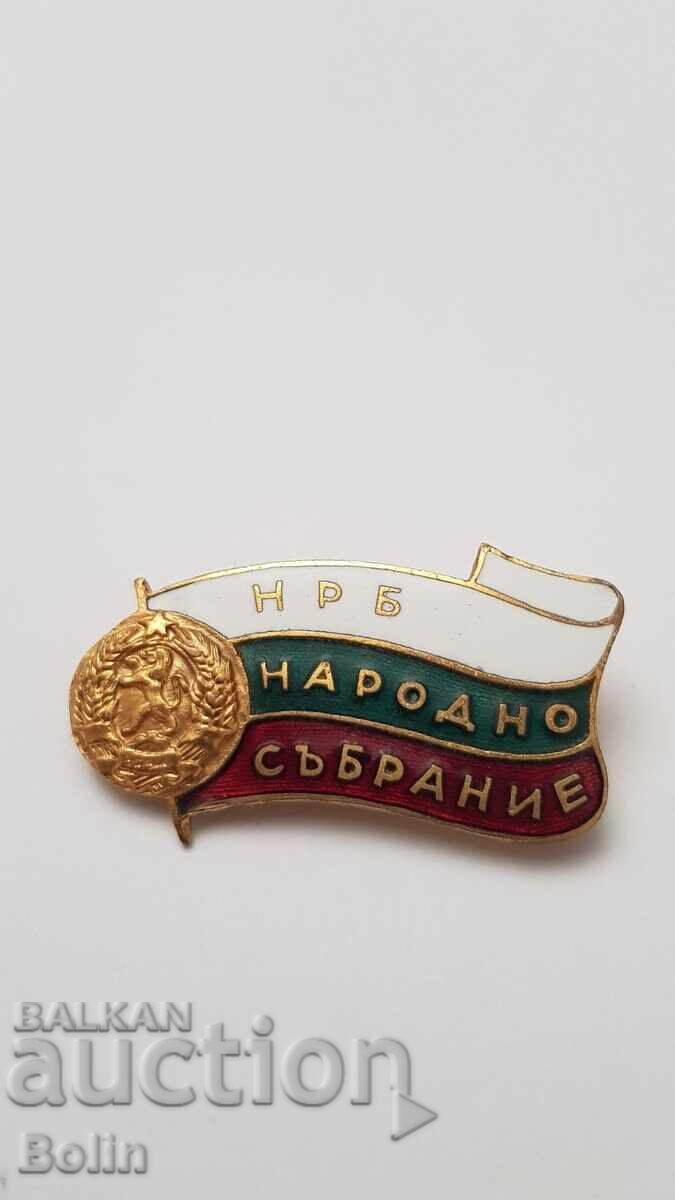Много рядък знак, значка "Народен Представител" - 1960-1965 - 6