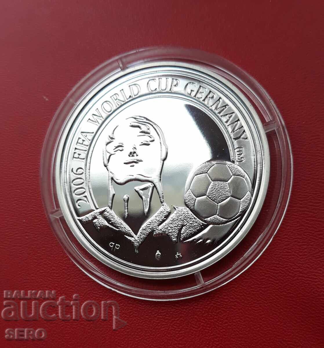 Παράδοση Βέλγιο - 20 ευρώ 2005 - Παγκόσμιο Κύπελλο Ποδοσφαίρου Γερμανία - Πολύ σπάνιο - Ματ - Γυαλιστερό