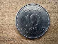 Brazilia - 10 cruzaos (1988)