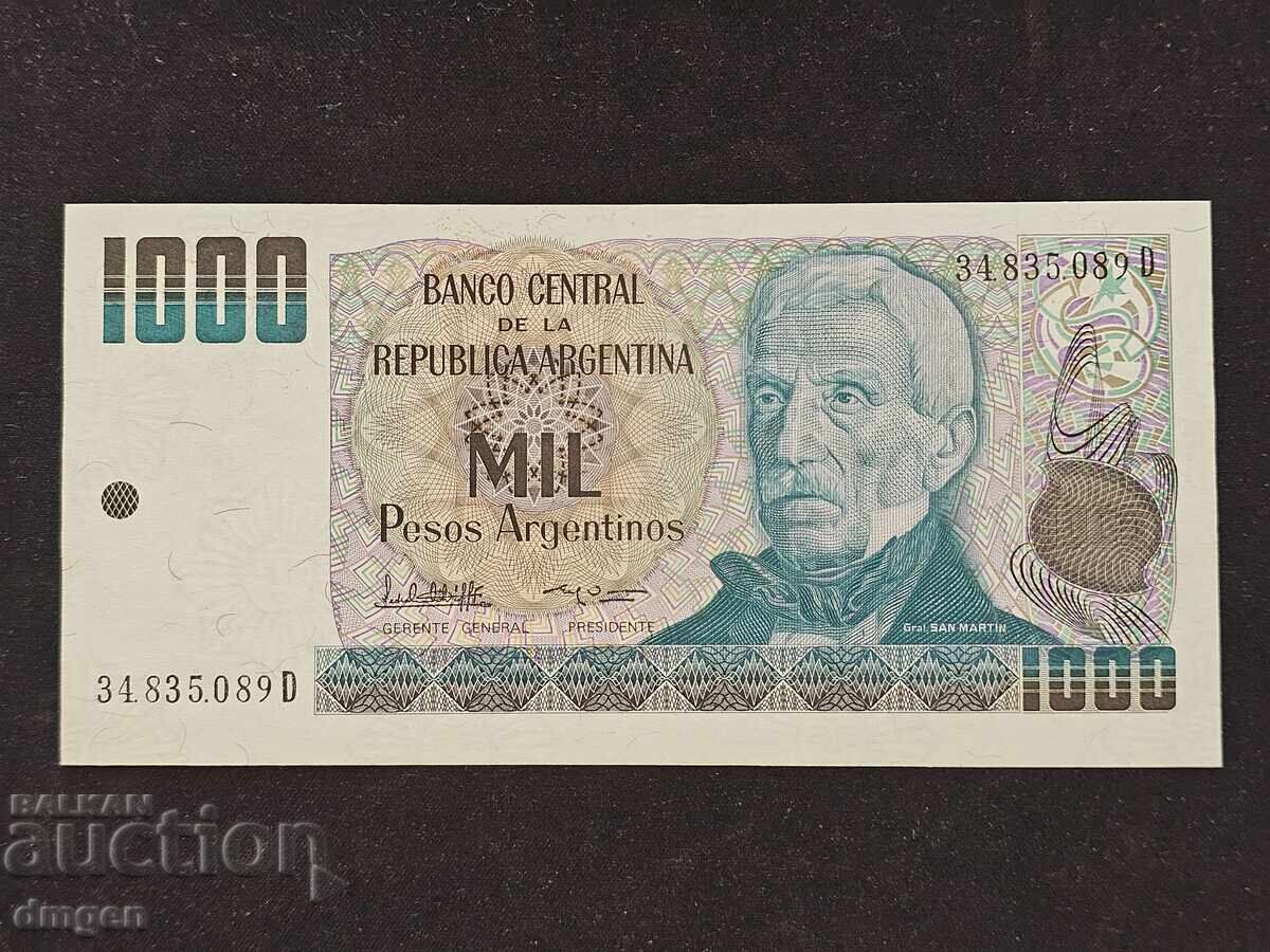1000 πέσος Αργεντινής UNC 1000 πέσος Αργεντινής UNC