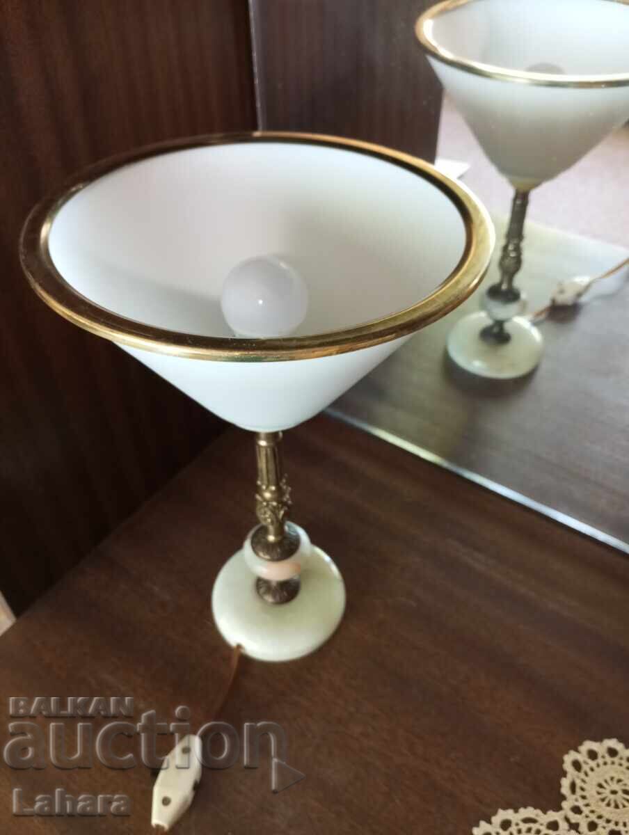 Night, table lamp made of onyx and bronze - 5 Night, table lamp made of onyx and bronze - 5