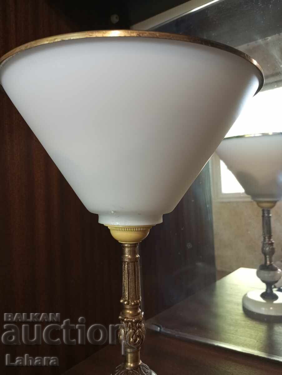 Night, table lamp made of onyx and bronze - 6 Night, table lamp made of onyx and bronze - 6