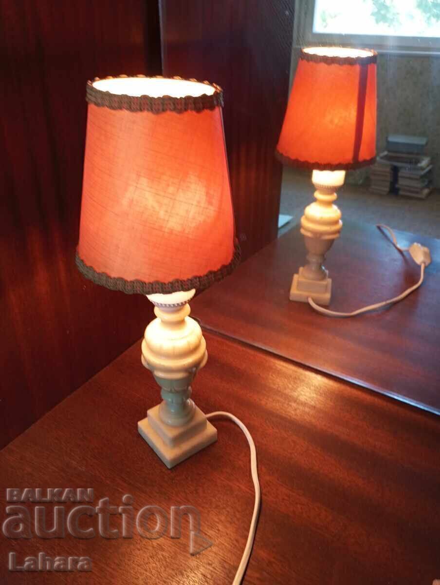 Delivery of Night, table lamp marble