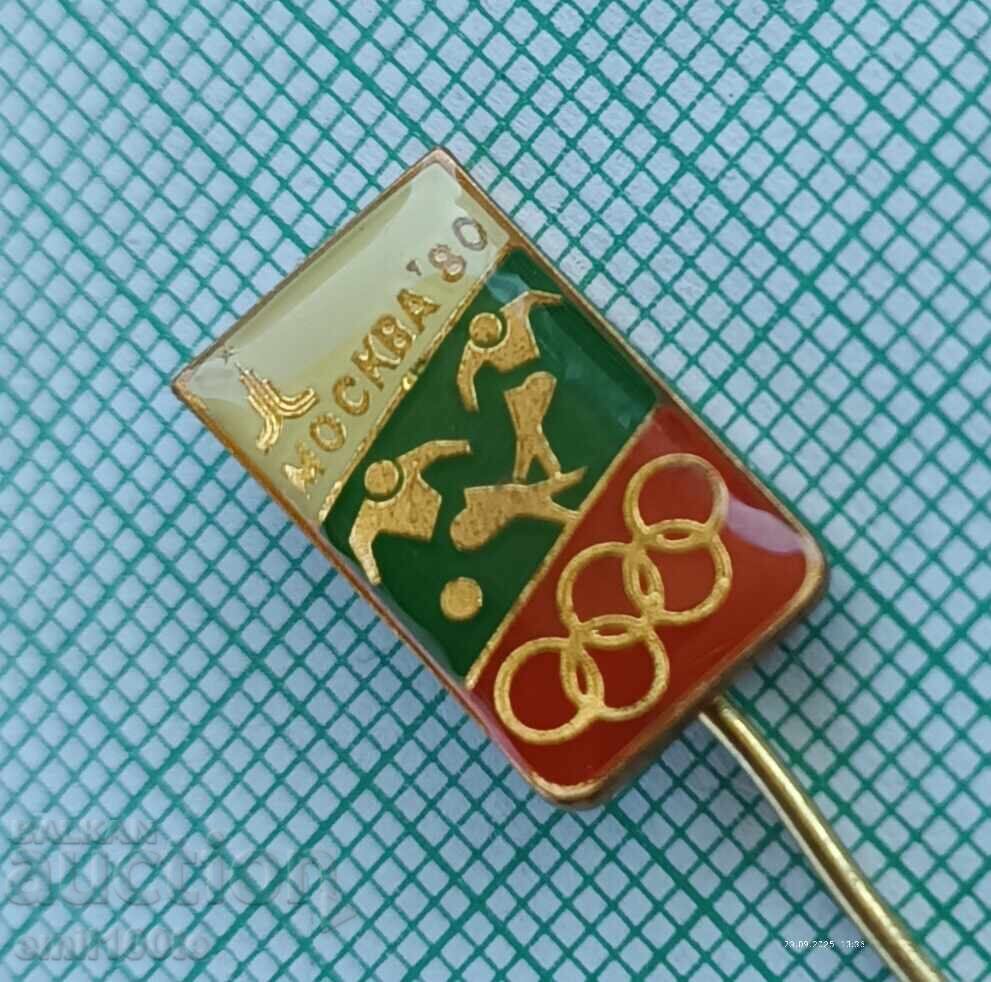 Auction  Badge - Olympics Moscow 1980 Football