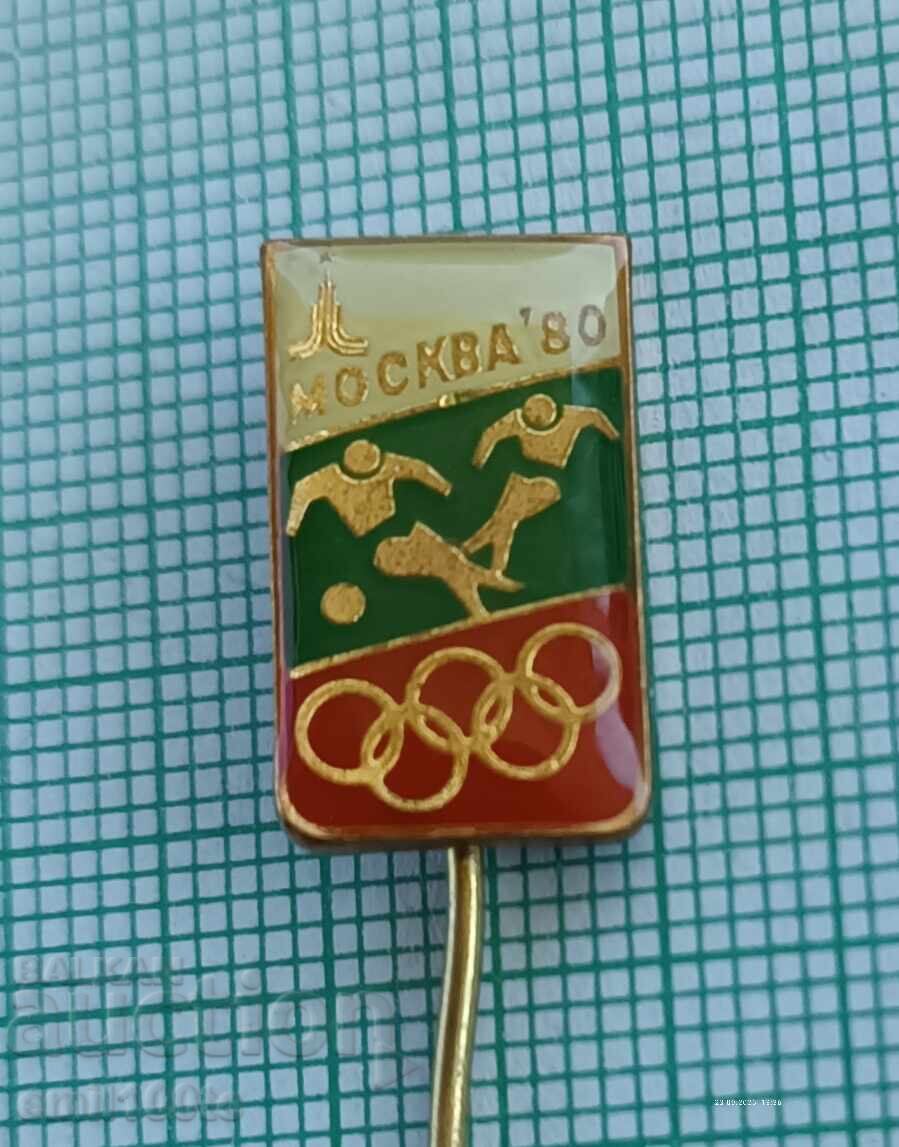 Badge - Olympics Moscow 1980 Football