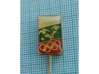 Значка- Олимпиадата Москва 1980  Футбол