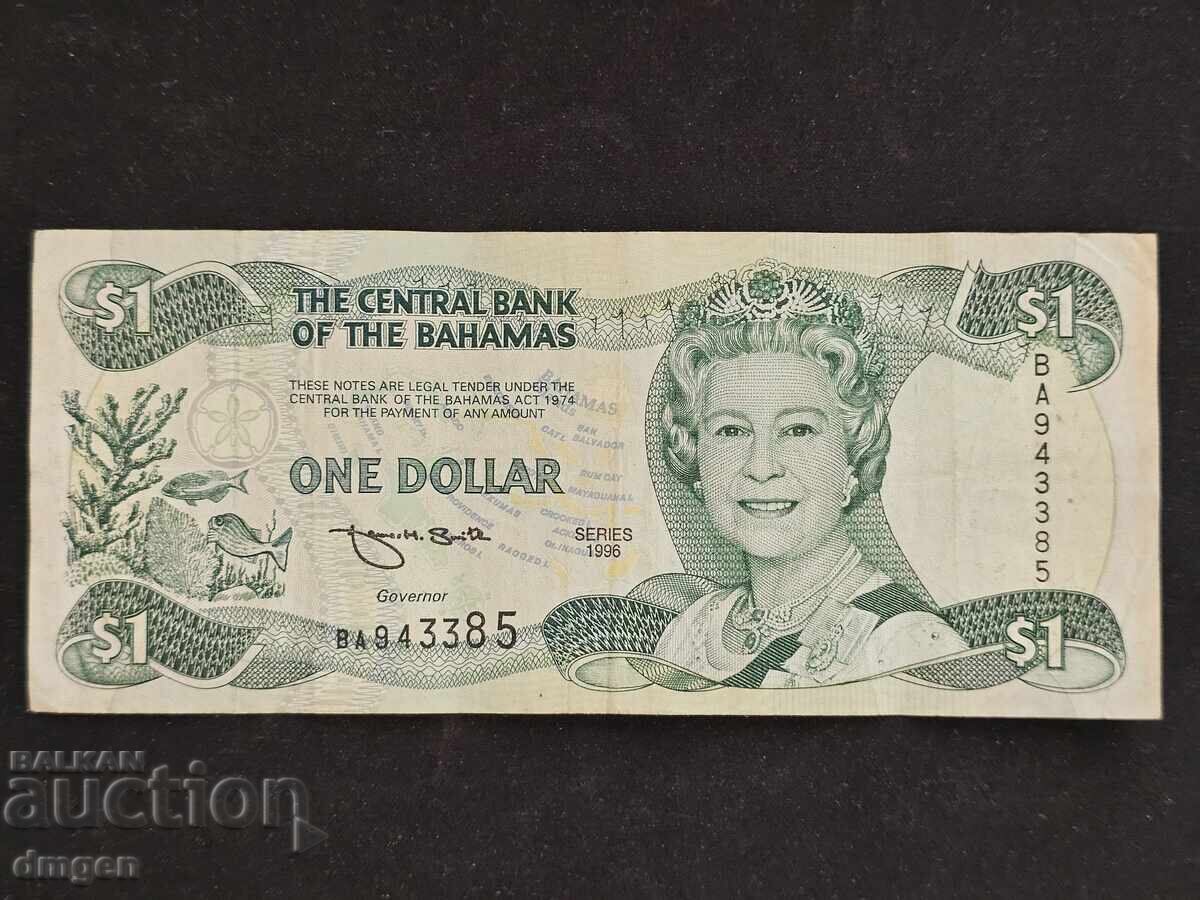 1 долар Бахами 1996 1 долар Бахами 1996