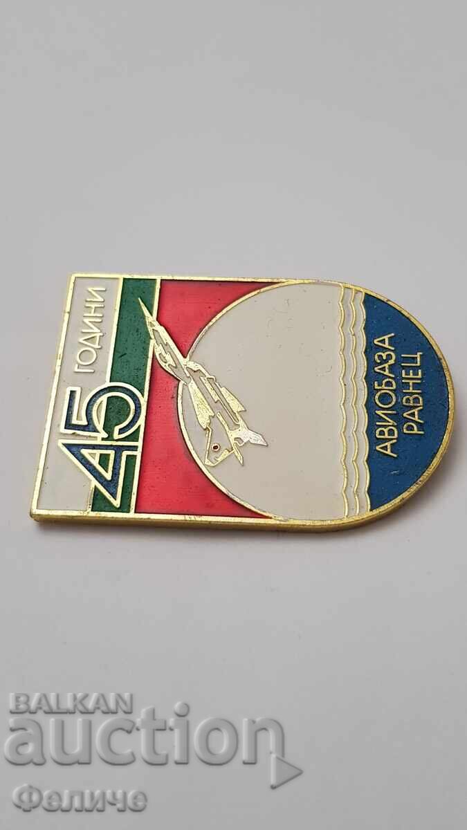 Δημοπρασία Συλλεκτικό σήμα, σήμα 45 χρόνια ΑΕΡΟΠΟΡΙΚΗ ΒΑΣΗ "ΡΑΒΝΕΤΣ" Δημοπρασία Συλλεκτικό σήμα, σήμα 45 χρόνια ΑΕΡΟΠΟΡΙΚΗ ΒΑΣΗ "ΡΑΒΝΕΤΣ"