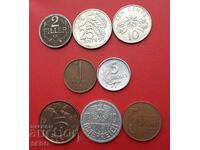 Mixed lot of 8 coins