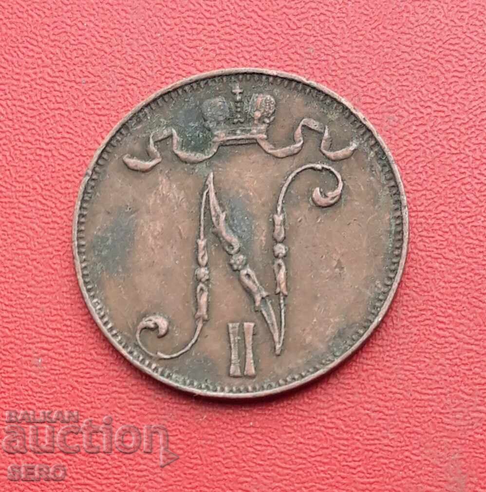 Russia / for Finland / 5 penniä 1913 with price 5.00 BGN | € 2.56