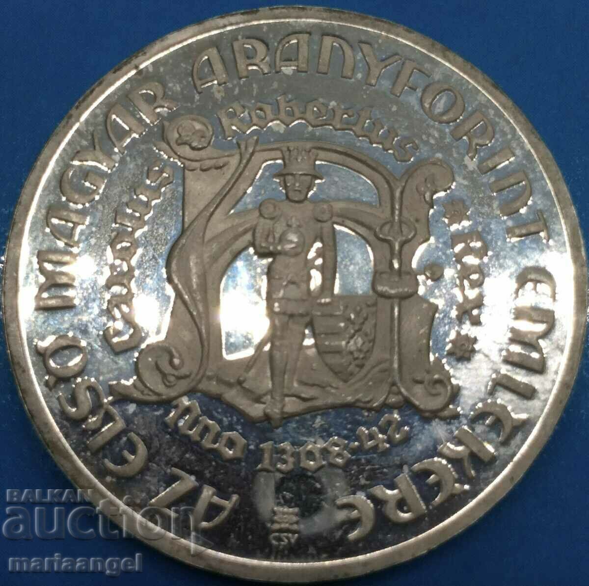 Ουγγαρία 1978 20 φλορίνια Σερτιφικάτ Βουδαπέστη 28,28γρ PROOF UNC με τιμή 136.00 BGN | € 69.54