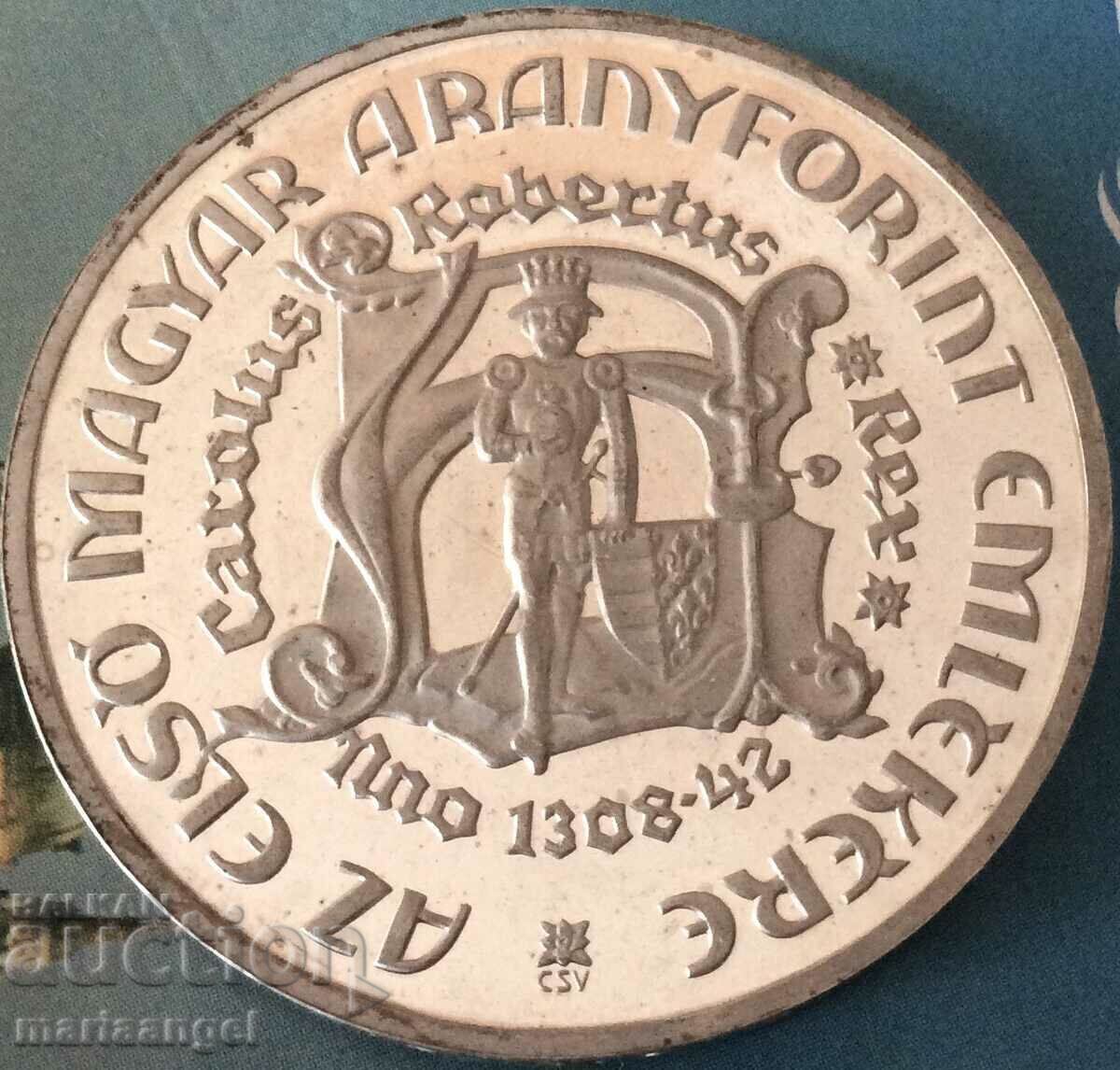 Ουγγαρία 1978 20 φλορίνια Σερτιφικάτ Βουδαπέστη 28,28γρ PROOF UNC - 6