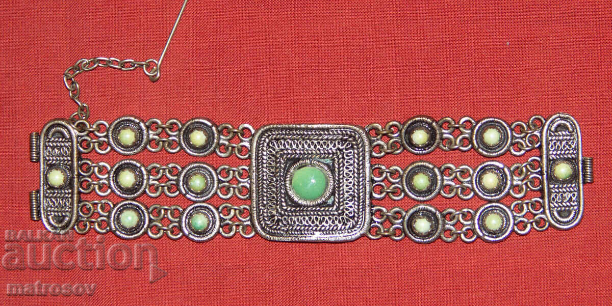 Handmade old traditional bracelet, jewelry, silver