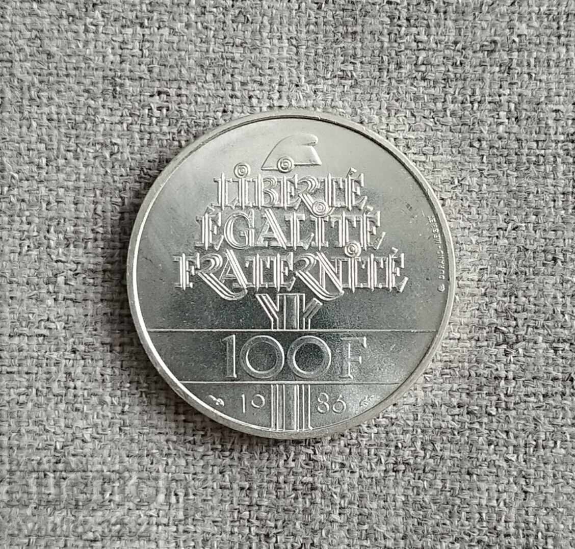 100 φράγκα 1986 Ιωβηλαία με τιμή € 35.00 | 68.45 BGN