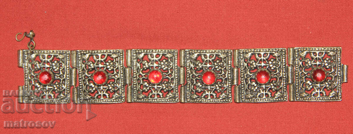 Χειροποίητο παλιό παραδοσιακό βραχιόλι, κόσμημα, ασήμι με τιμή 170.00 BGN | € 86.92