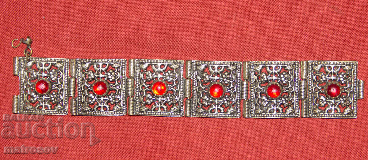 Δημοπρασία Χειροποίητο παλιό παραδοσιακό βραχιόλι, κόσμημα, ασήμι