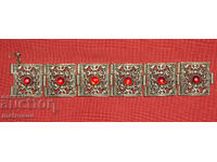 Brățară veche tradițională lucrată manual, bijuterie, argint