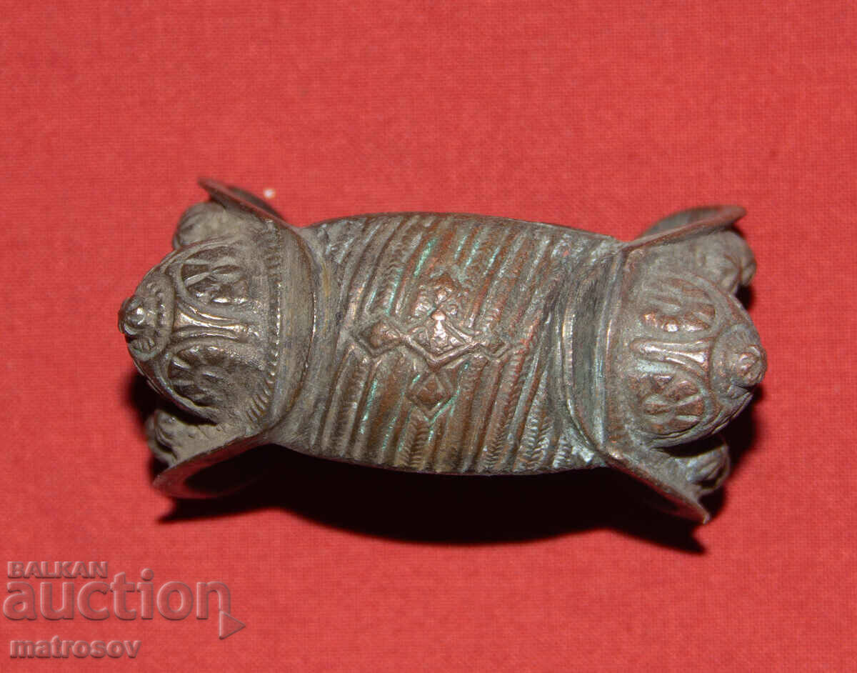 Old traditional bronze bracelet jewelry slingshot with price 200.00 BGN | € 102.26