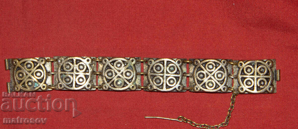 Old traditional silver bracelet jewelry with price 180.00 BGN | € 92.03