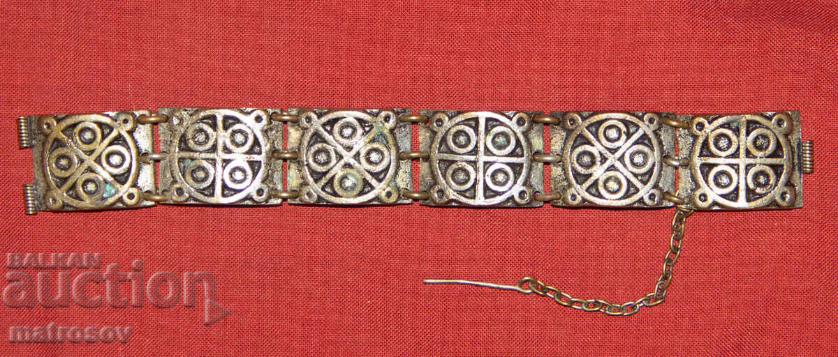 Old traditional silver bracelet jewelry