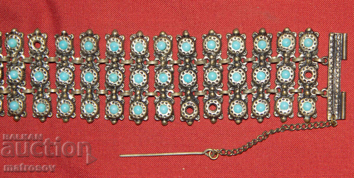 Χειροποίητο παλιό παραδοσιακό βραχιόλι, κόσμημα, ασήμι - 5