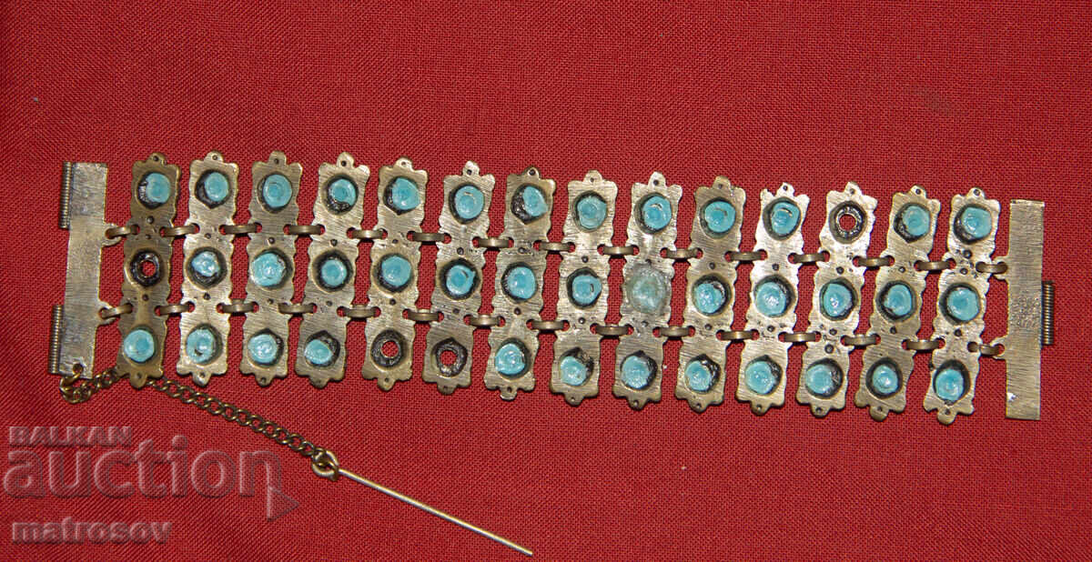 Χειροποίητο παλιό παραδοσιακό βραχιόλι, κόσμημα, ασήμι - 6