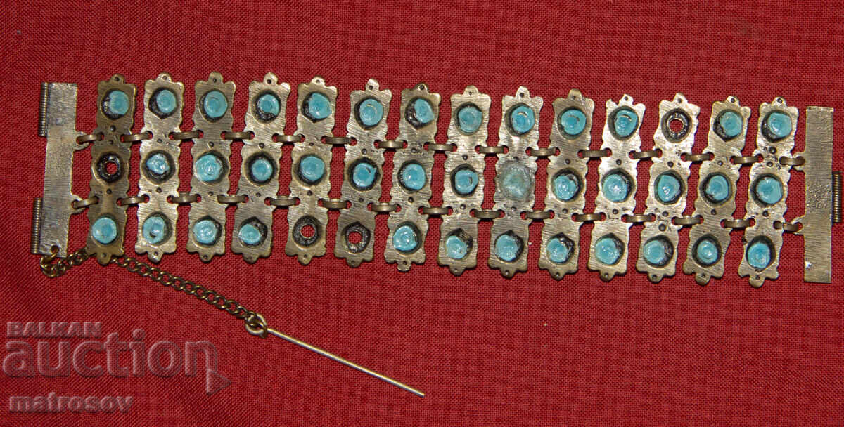 Χειροποίητο παλιό παραδοσιακό βραχιόλι, κόσμημα, ασήμι - 7