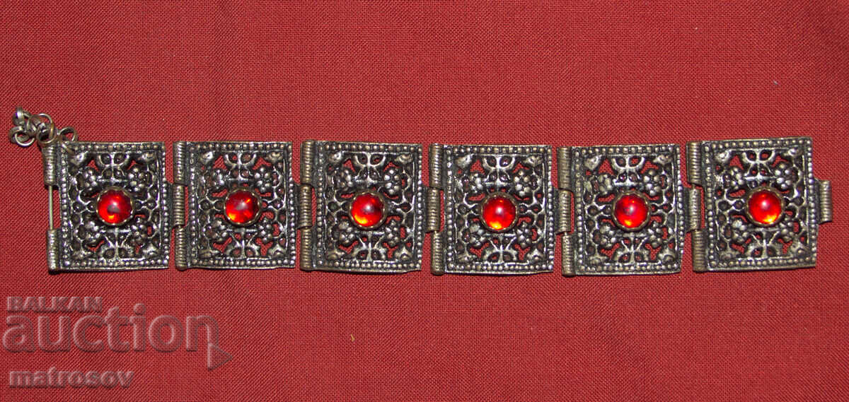 Χειροποίητο παλιό παραδοσιακό βραχιόλι, κόσμημα, ασήμι