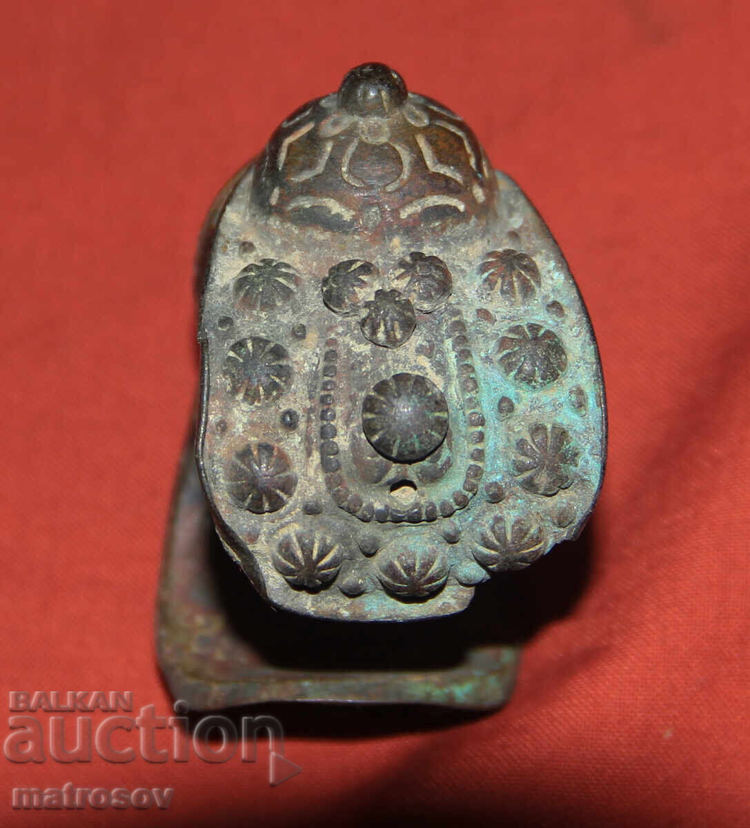 Old traditional bronze bracelet jewelry slingshot - 7