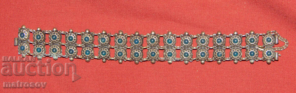 Χειροποίητο παλιό παραδοσιακό βραχιόλι, κόσμημα, ασήμι με τιμή 170.00 BGN | € 86.92