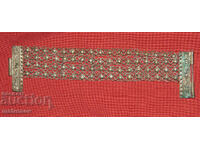 Brățară veche tradițională lucrată manual, bijuterie, argint