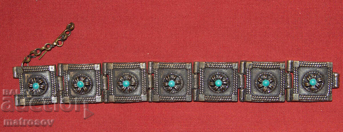 Δημοπρασία Χειροποίητο παλιό παραδοσιακό βραχιόλι, κόσμημα, ασήμι