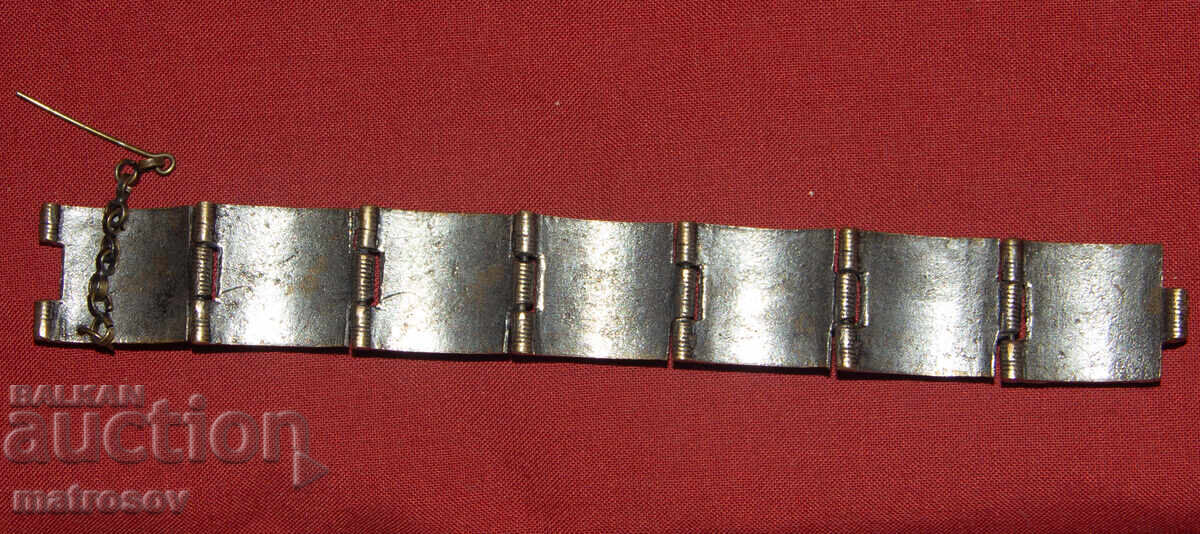 Χειροποίητο παλιό παραδοσιακό βραχιόλι, κόσμημα, ασήμι - 6