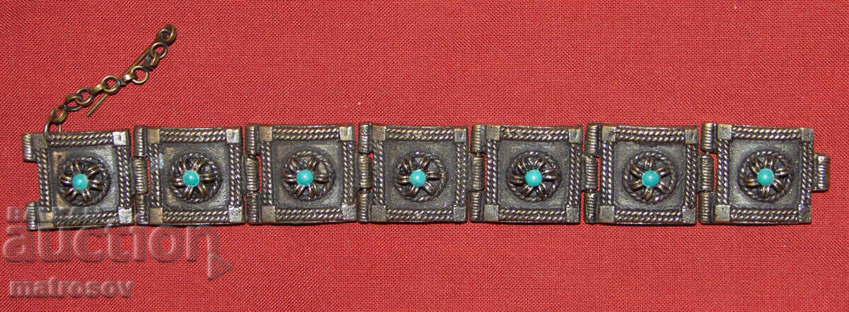 Χειροποίητο παλιό παραδοσιακό βραχιόλι, κόσμημα, ασήμι