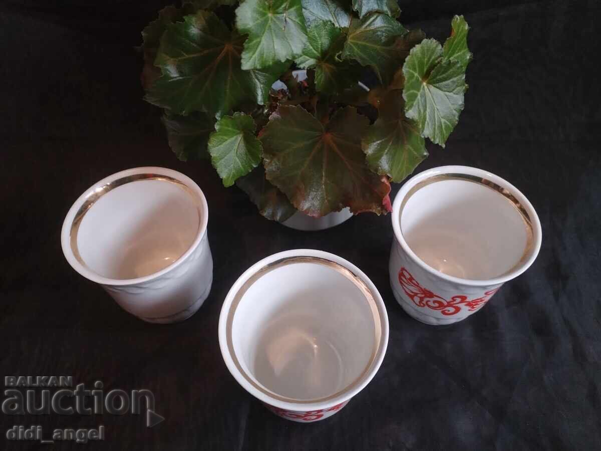 Σετ από τρία σοβιετικά φλιτζάνια - 5