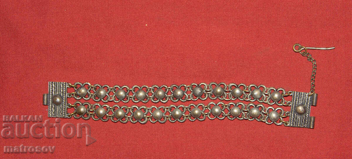 Δημοπρασία Χειροποίητο παλιό παραδοσιακό βραχιόλι, κόσμημα, ασήμι