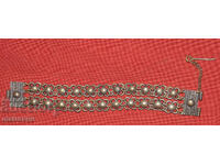 Brățară veche tradițională lucrată manual, bijuterie, argint