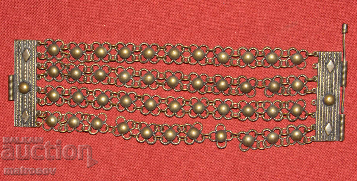 Δημοπρασία Χειροποίητο παλιό παραδοσιακό βραχιόλι, κόσμημα, ασήμι