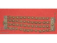 Brățară veche tradițională lucrată manual, bijuterie, argint