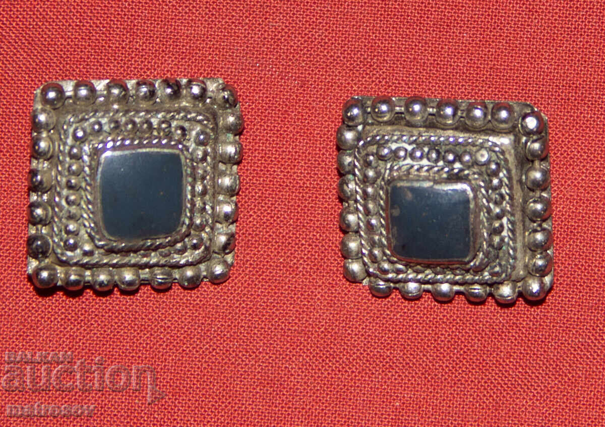 Δημοπρασία Ασημένια σκουλαρίκια με κλιπς, κόσμημα