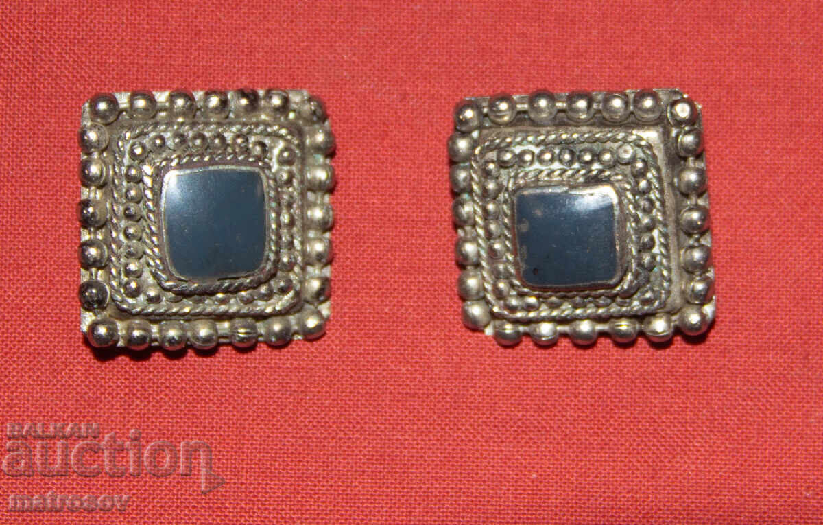 Παράδοση Ασημένια σκουλαρίκια με κλιπς, κόσμημα