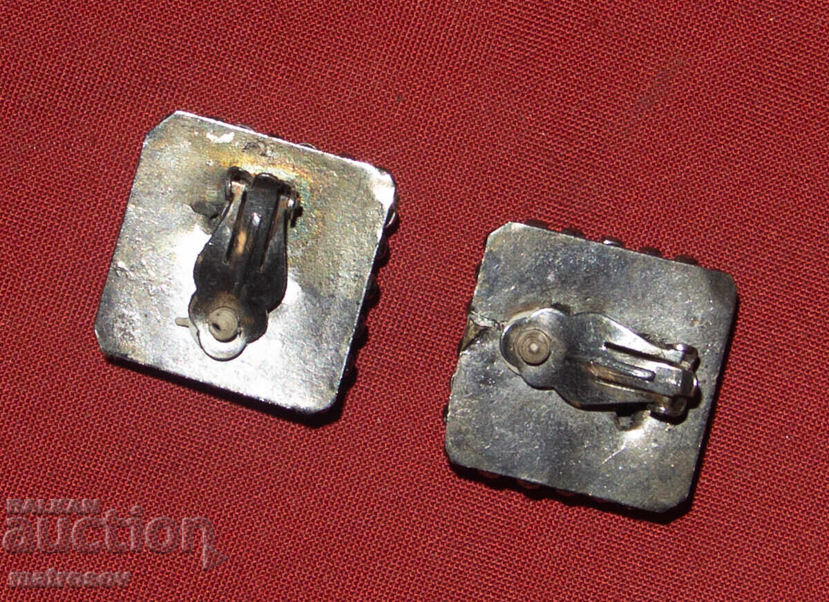 Ασημένια σκουλαρίκια με κλιπς, κόσμημα - 6