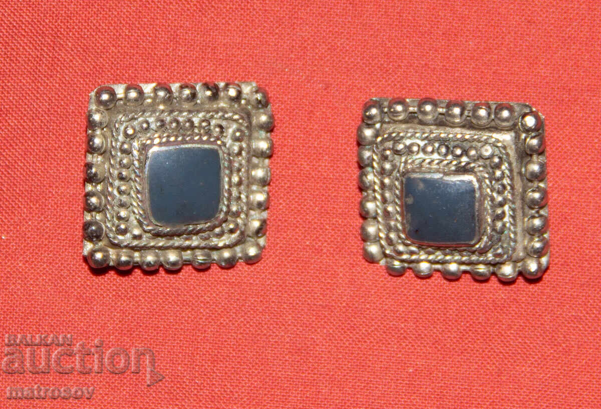 Ασημένια σκουλαρίκια με κλιπς, κόσμημα