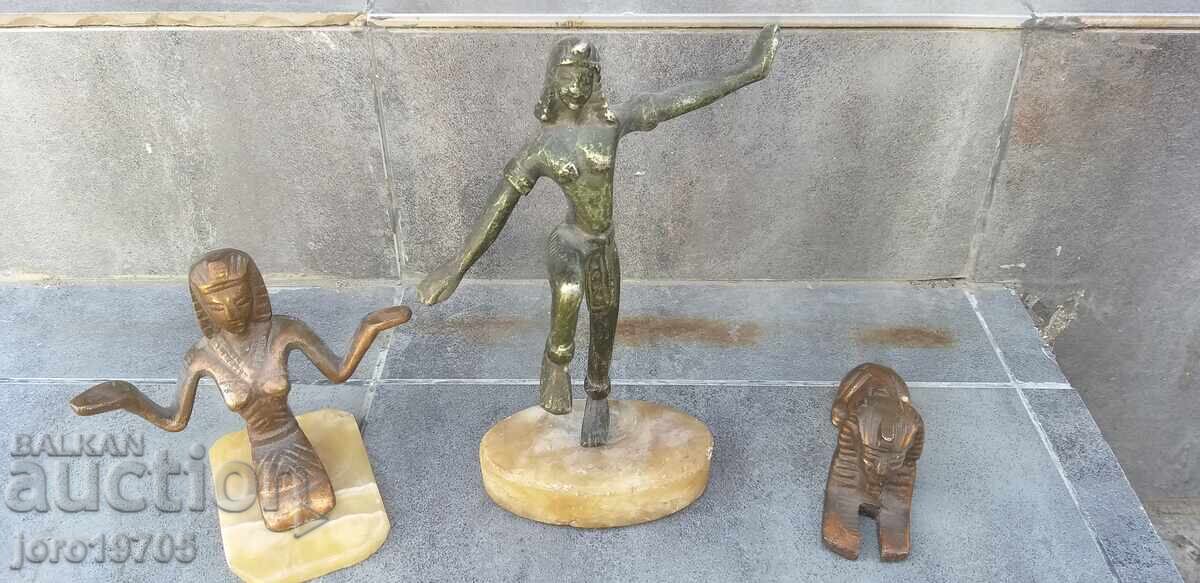 LOT FIGURINE METALICE