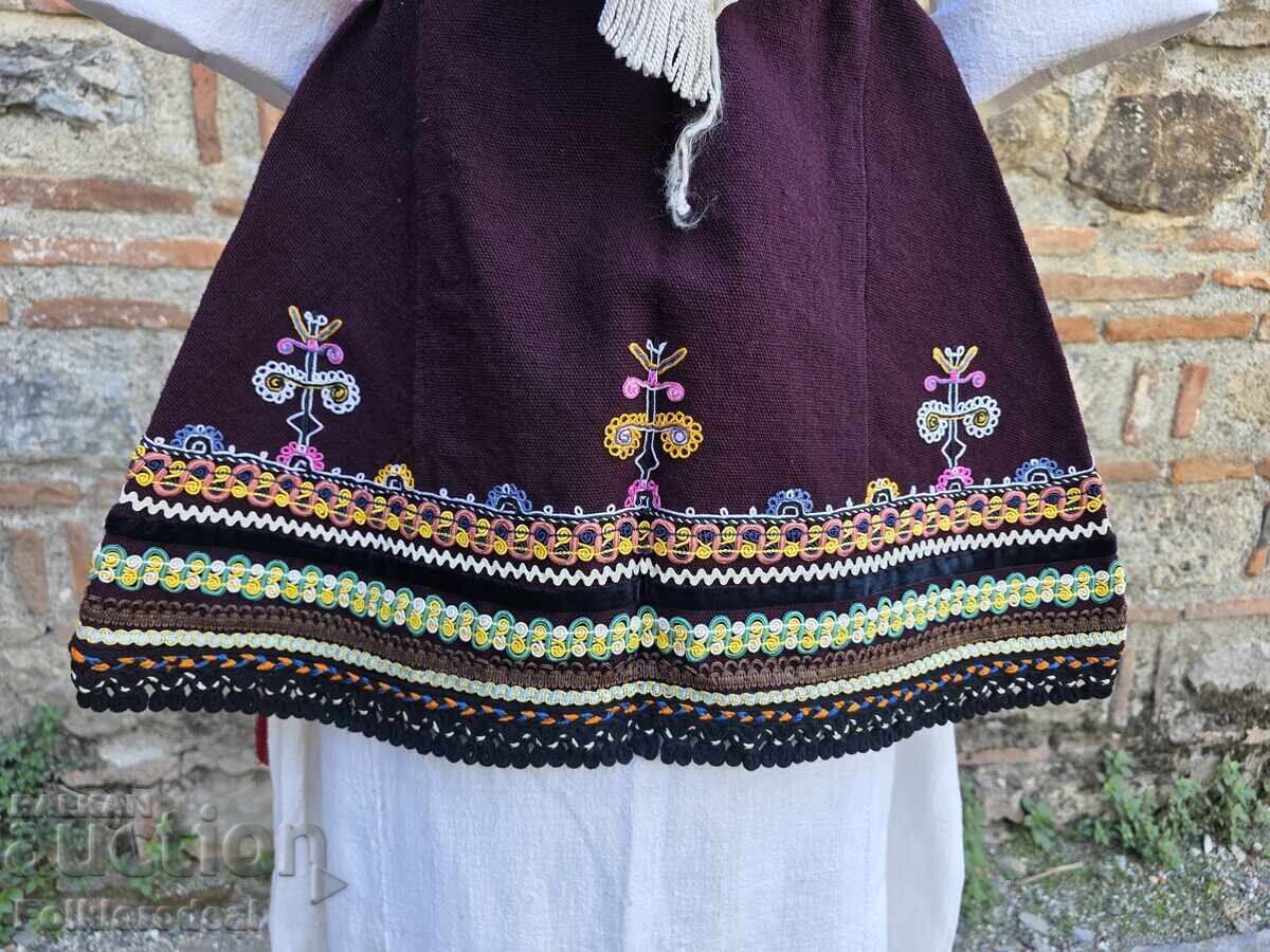 Costum popular feminin din Blatija, Skopje, stare excelentă - 6