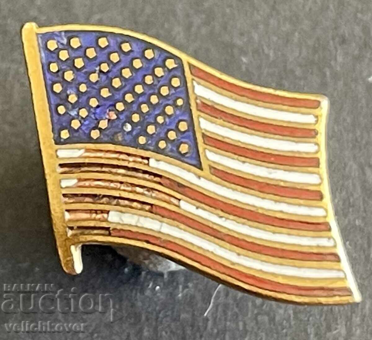 41738 САЩ знак с националният флаг на САЩ Америка емайл