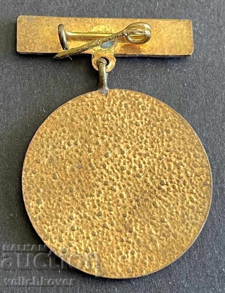 41746 Βουλγαρία σήμα ΔΟΣΟ Μοτοσυκλετισμός 1ης τάξης σμάλτο με τιμή 8.00 BGN | € 4.09