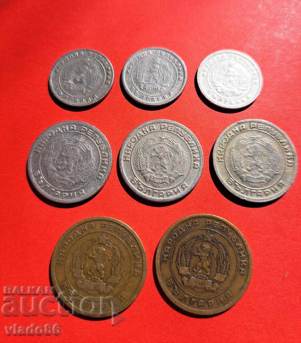 Licitație 5 și 10 stotinki 1951, 20 stotinki 1954 Licitație 5 și 10 stotinki 1951, 20 stotinki 1954